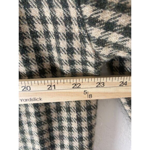 Abercrombie & Fitch Wool Blend Big Shirt Mens Size S Houndstooth Button Up Outdo - Picture 11 of 14